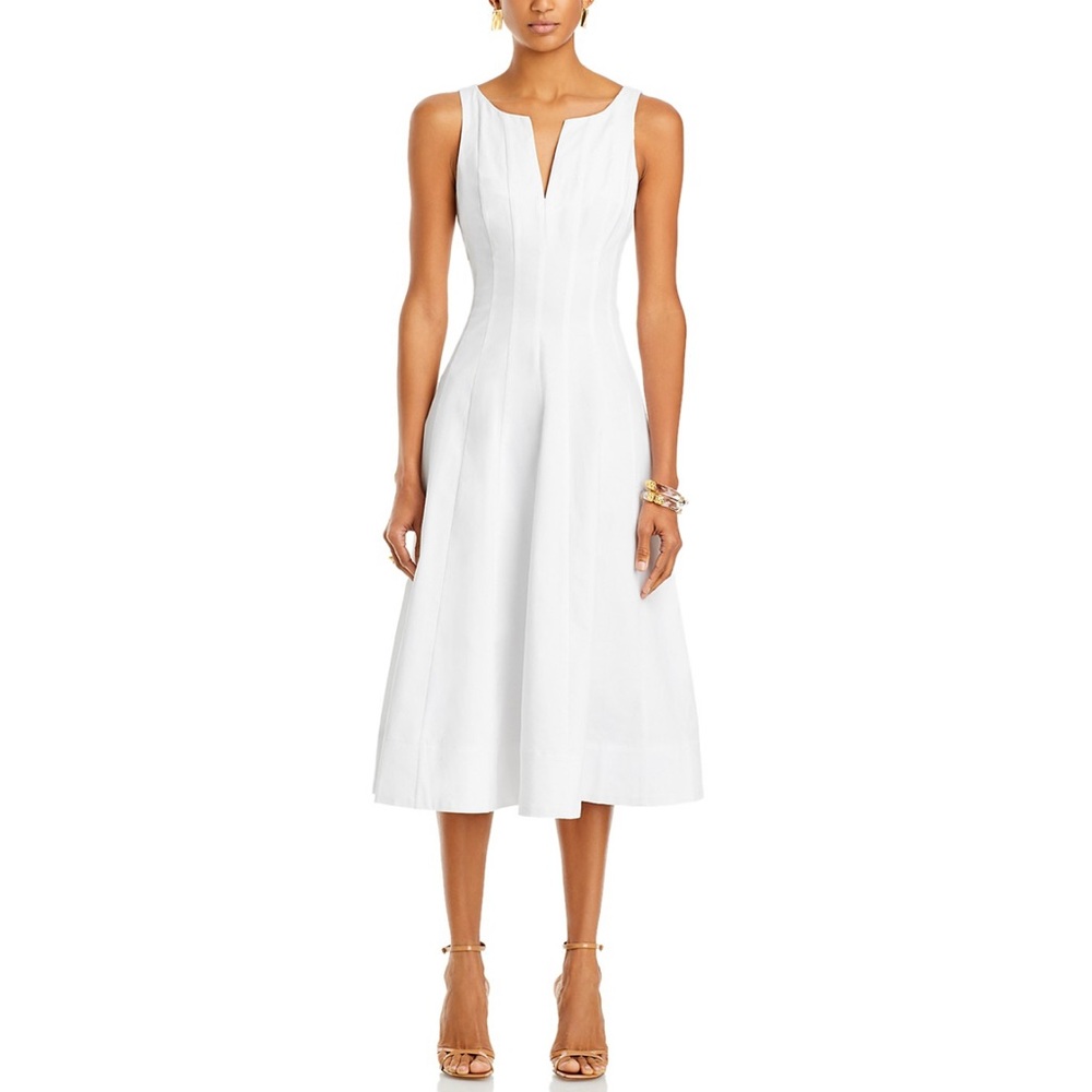 Aqua White Maxi Dress